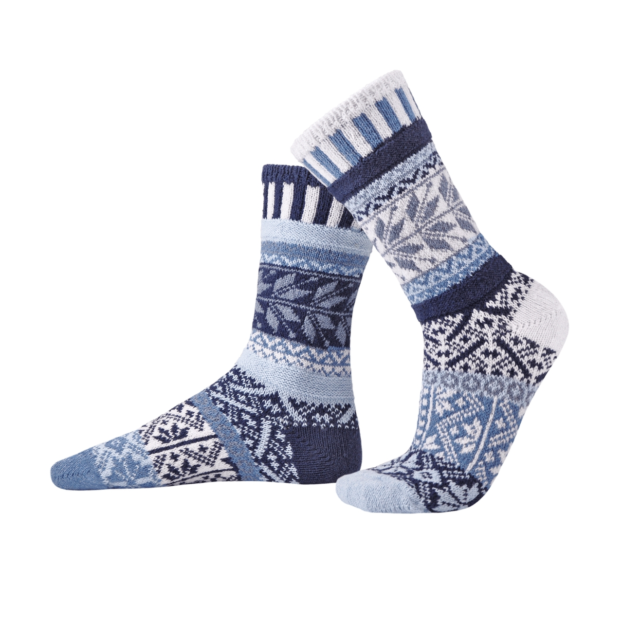 Solmate: Crew Socks, Snowdrop