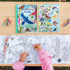 eeBoo: Bugs, Bird & Butterflies Fold-Out Coloring Book