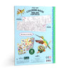 eeBoo: Bugs, Bird & Butterflies Fold-Out Coloring Book