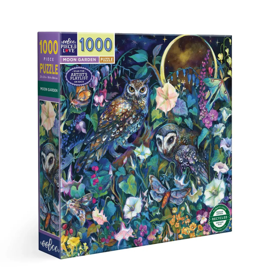 eeBoo: Moon Garden 1000pc puzzle