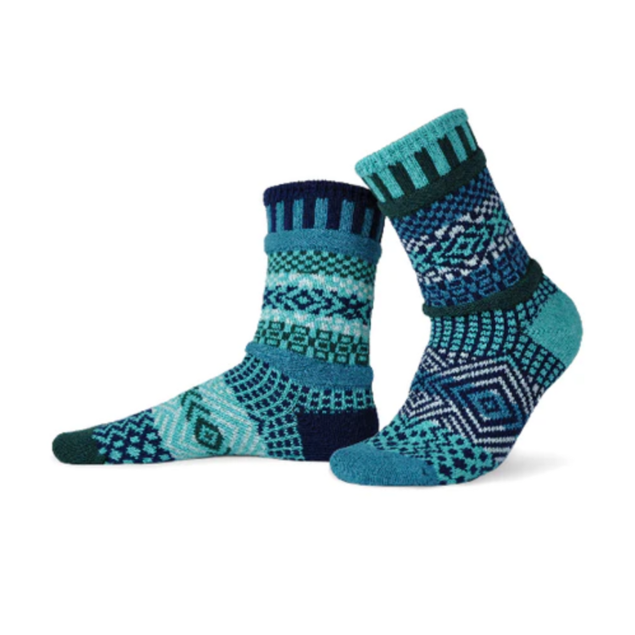 Solmate: Crew Socks, Evergreen