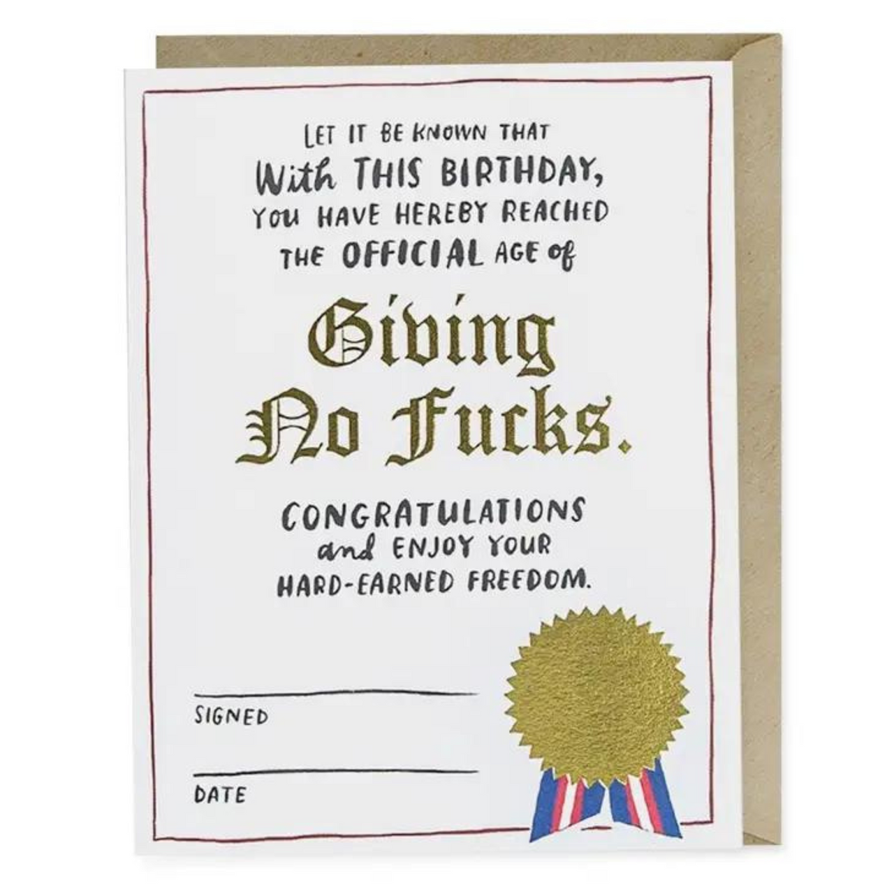 Emily McDowell: Decree Birthday Card