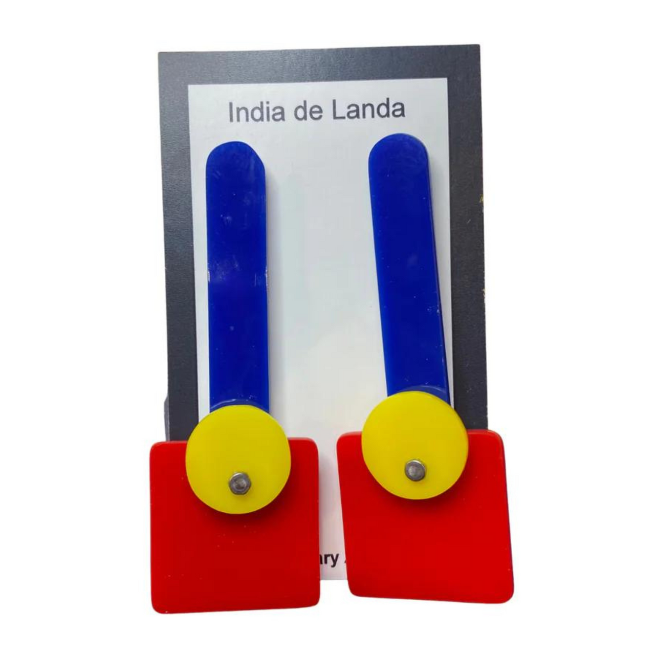India de Landa: Mondrian Earrings