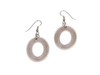Erica Zap: Oval Mesh Drop Earring