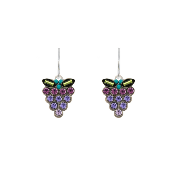 Firefly: Grape Cluster Mosaic Earrings (E260)