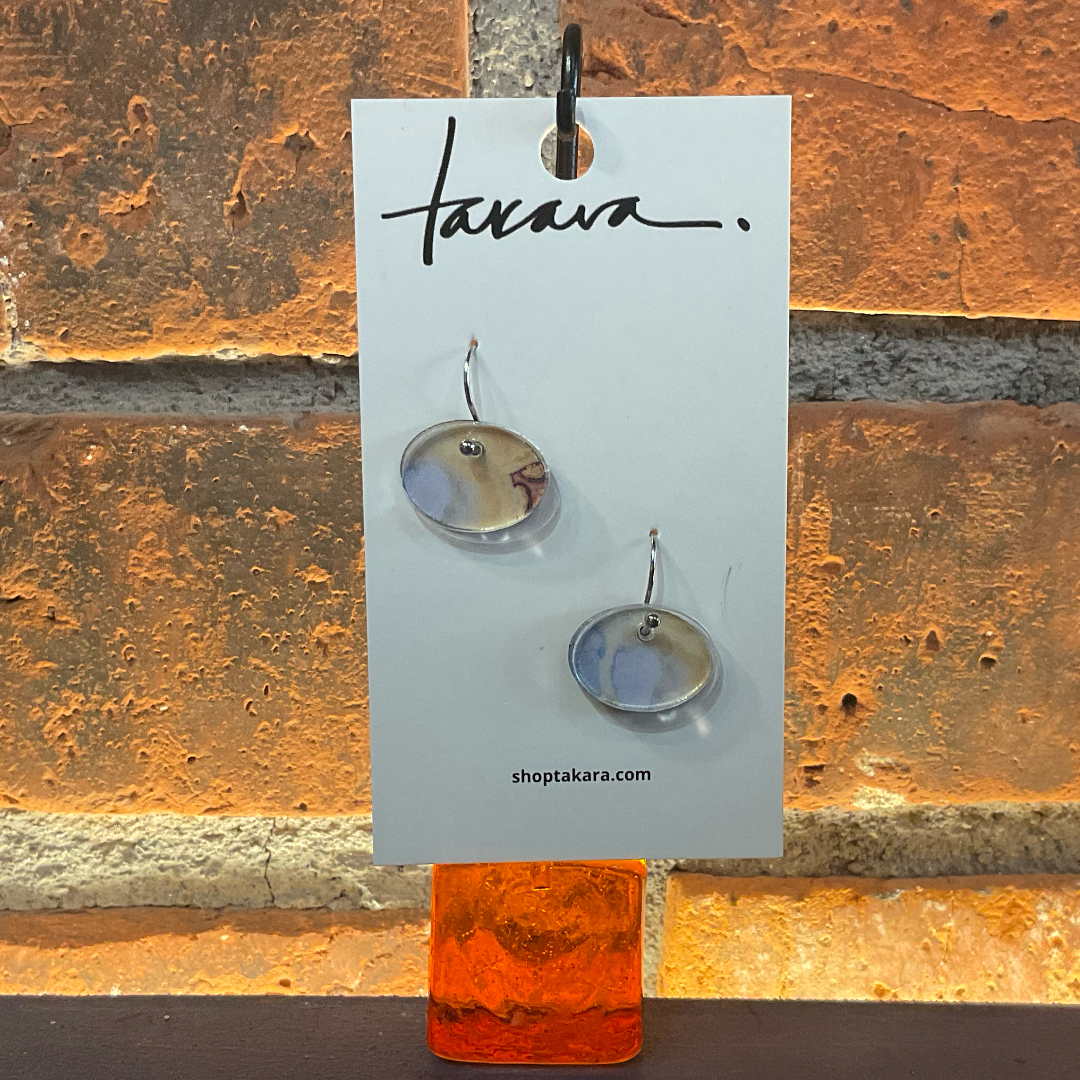 Takara: Oval Dot Earrings