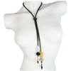 Erica Zap: Mesh Bolo Necklace w/ Mesh Beads