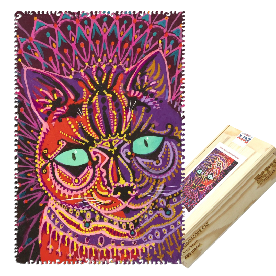 Artifact Puzzles: "Kaleidoscope Cat" by Louis Wain