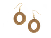 Erica Zap: Oval Mesh Drop Earring