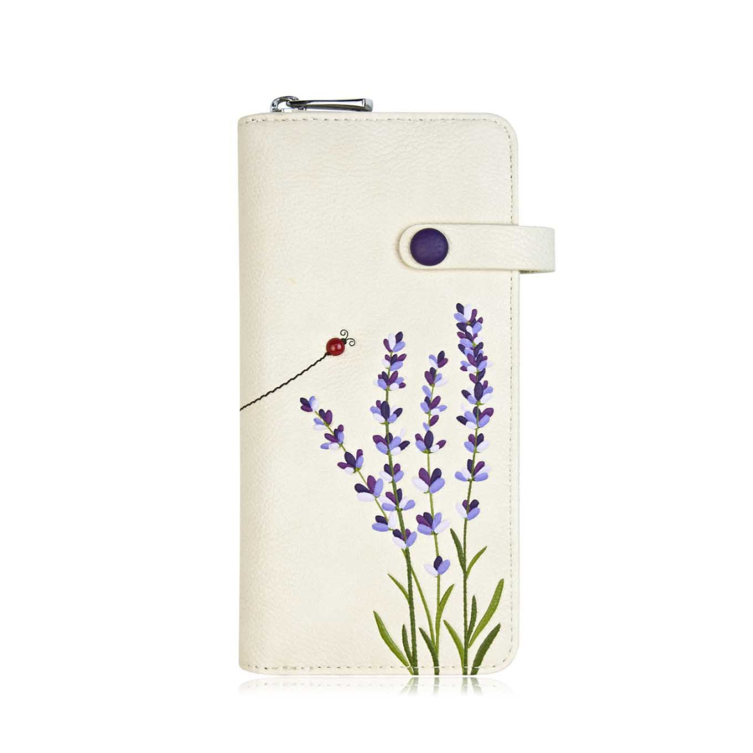 Espe: Lavender Clutch Wallet