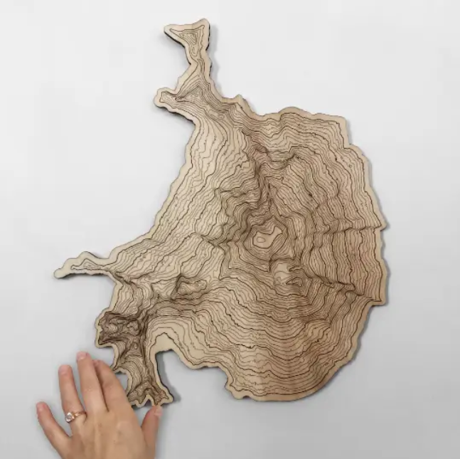 SML: Topography Wall Art