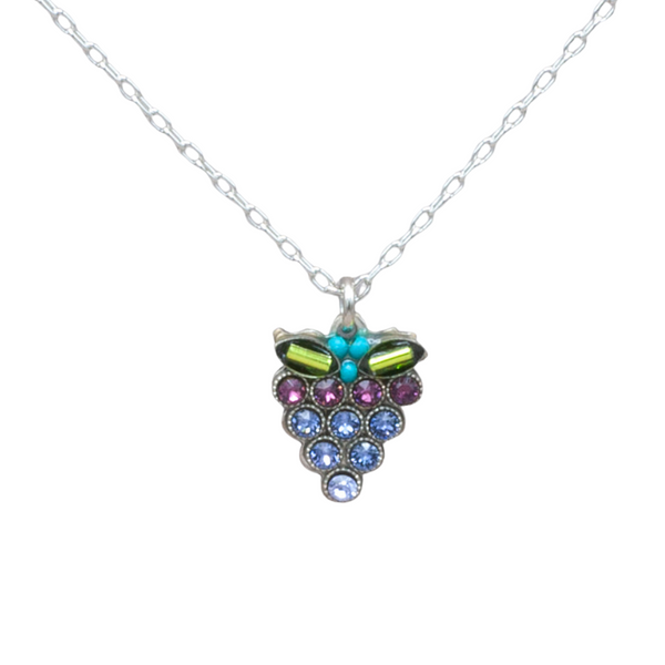 Firefly: Grape Cluster Mosaic Necklace (9023)