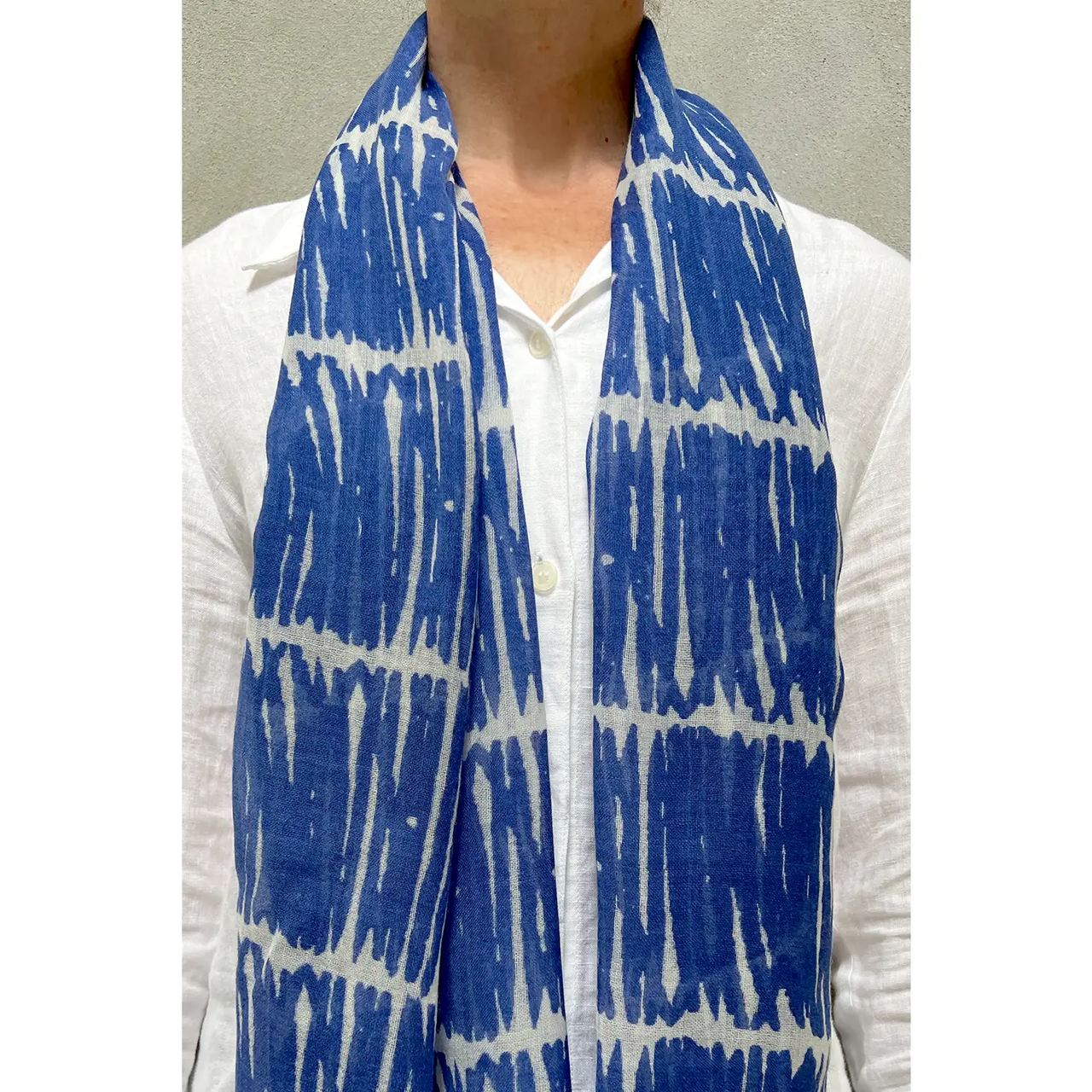 See Design: Wool Scarf, Field (Indigo)