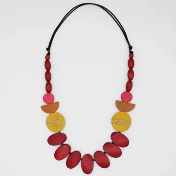Sylca: Golden Timber Necklace