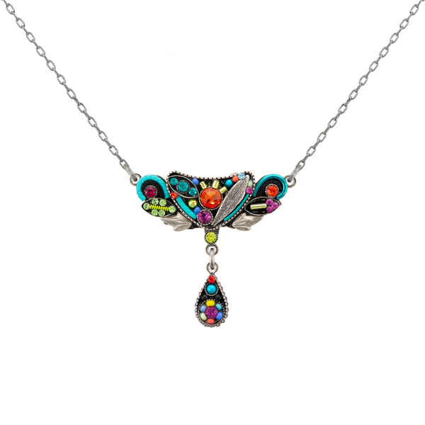 Firefly: Botanical Necklace with small drop (9036)