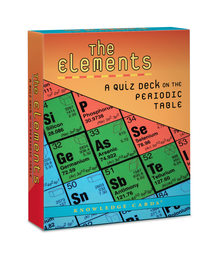 Pomegranate: The Elements: A Quiz Deck on the Periodic Table Knowledge Cards