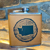 Beckman Design: Leather Wrapped Flask