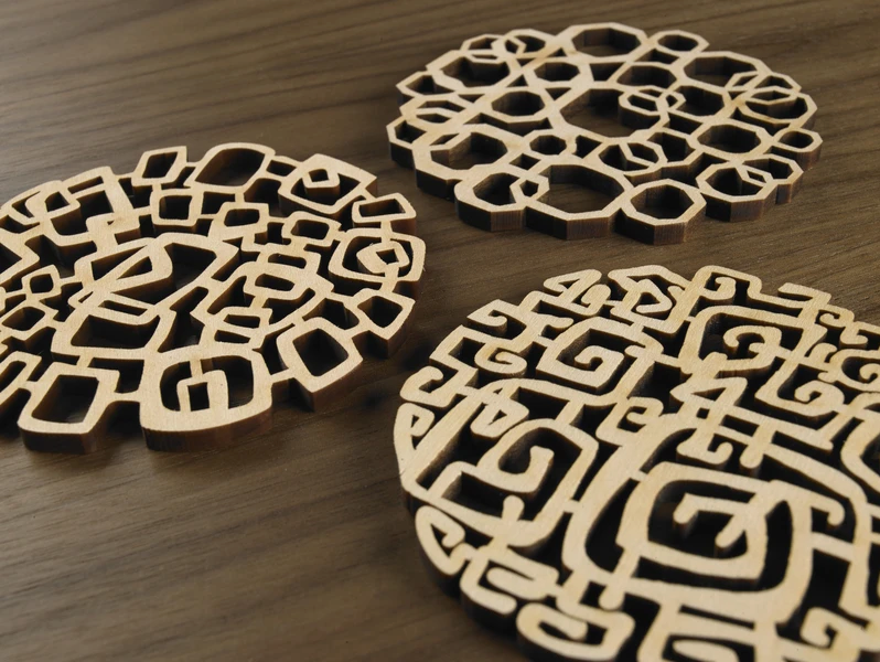Five Ply Design Coaster Sets