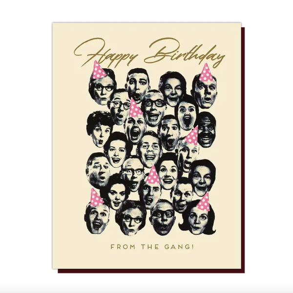 Offensive + Delightful: Bday gang card