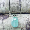 Susan Rodgers Designs: Boundless Necklace, Aqua Chalcedony