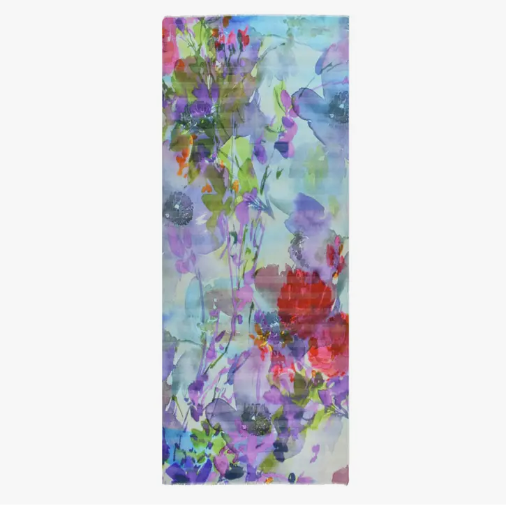 Dupatta: Jesubella Watercolor Floral Scarf