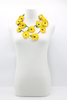 Jianhui London Upcycled Aqua Sunflower Necklace