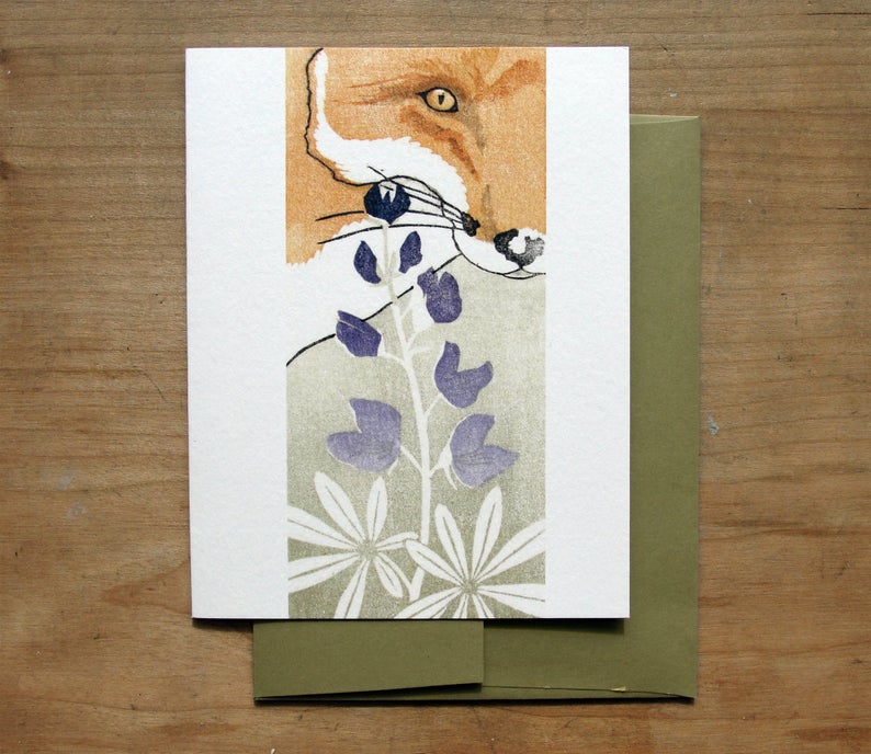 Kristen Etmund: Lupine Card
