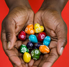 African Modern: Rainbow & Flower Sweet Hearts
