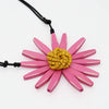 Sylca: Amaya Flower Statement Necklace, Pink