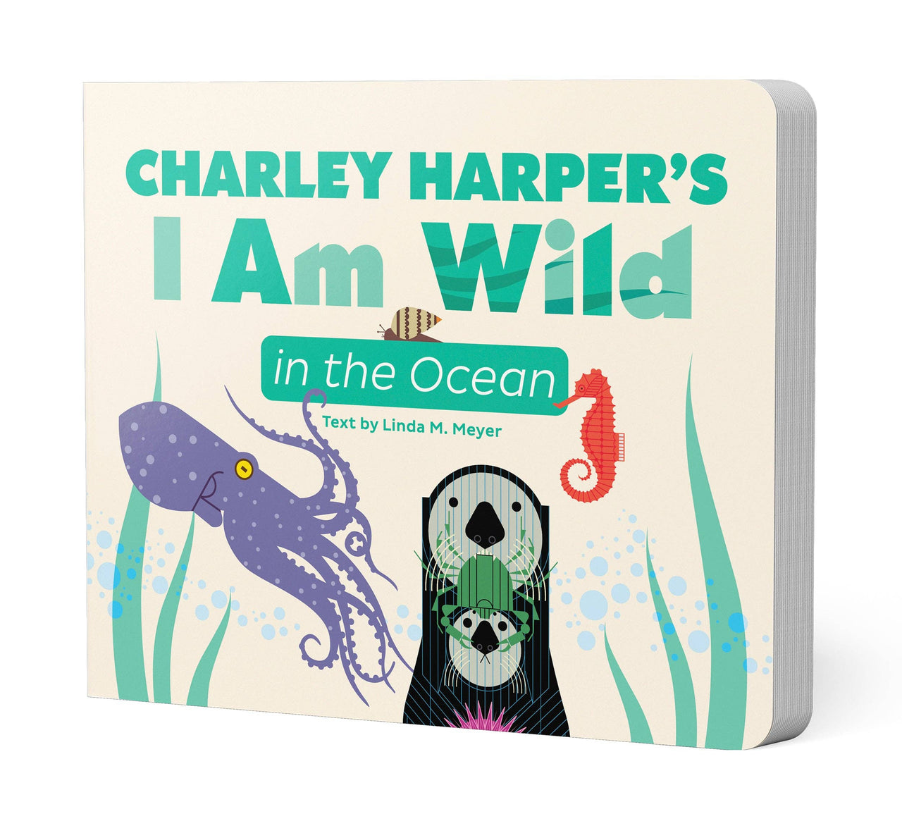 Pomegranate: Charley Harper's "I Am Wild in the Ocean" Board Book