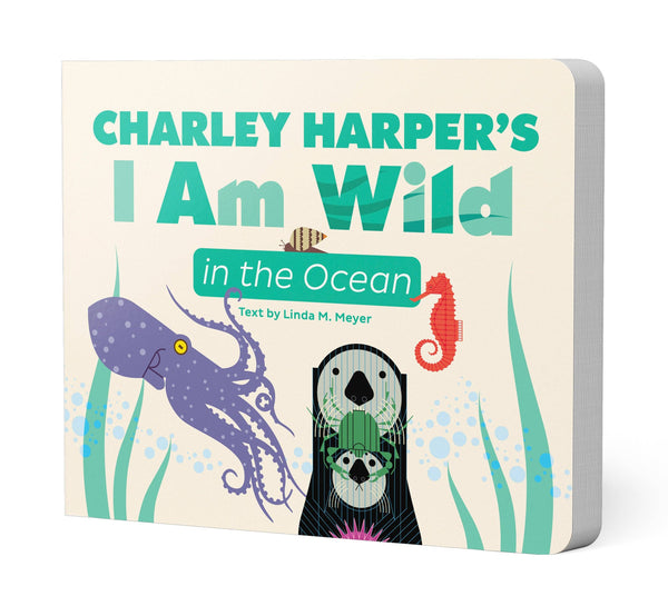 Pomegranate: Charley Harper's "I Am Wild in the Ocean" Board Book
