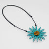 Sylca: Amaya Flower Necklace, Teal