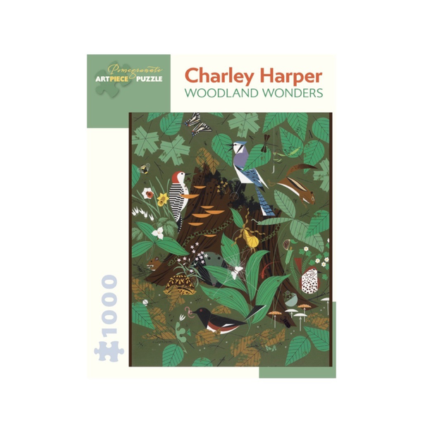 Pomegranate: Charley Harper “Woodland Wonders” 1000pc puzzle