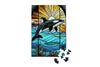 Micro Puzzles: Stained Glass Orca