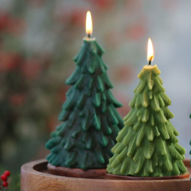 Big Dipper Wax Works: Sculpted Tree Candles