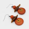 Sylca: Assuta Earrings, Orange