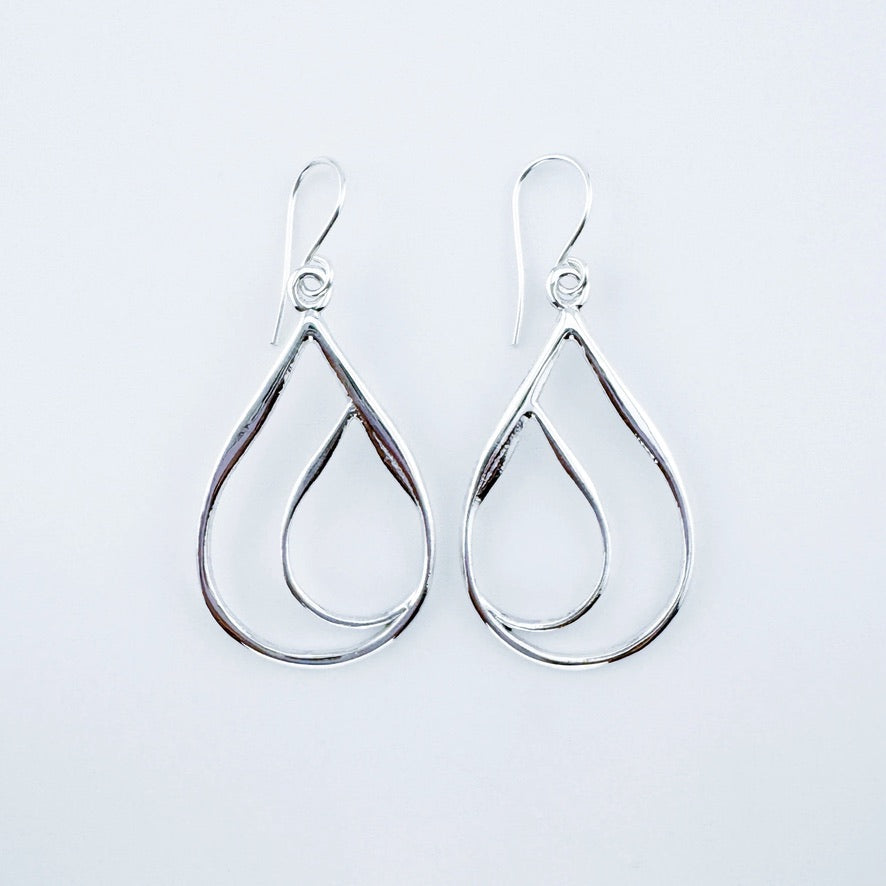 Jolica: Elements Earrings, Silver