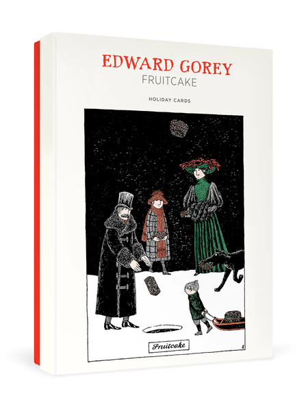 Pomegranate: Edward Gorey: Fruitcake Holiday Cards