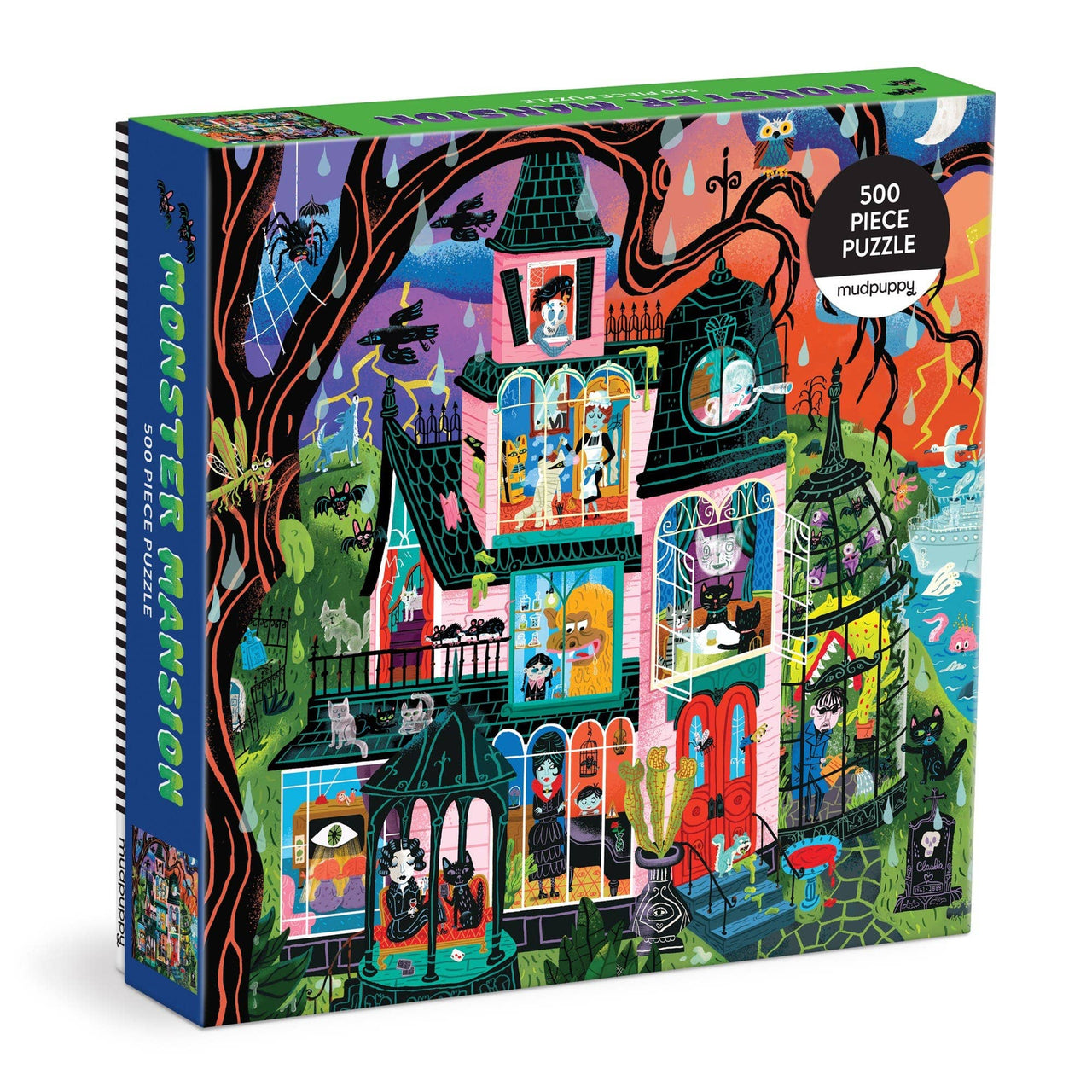 Galison: Monster Mansion 500pc puzzle