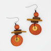 Sylca: Assuta Earrings, Orange