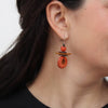 Sylca: Assuta Earrings, Orange