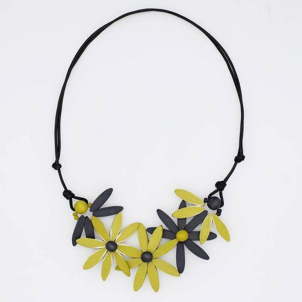 Sylca: Garland Nectar Necklace, Lime