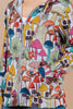 LA Soul: Colorful Mushroom Zip Front Hoodie