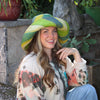 Shebobo: Izarra Swirl Wide Brim Packable Sun Hat