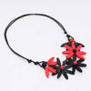 Sylca: Garland Nectar Necklace, Red