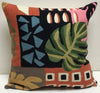 Natural Habitat: Chainstitch Pillow, Matisse Leaves #6, 18"