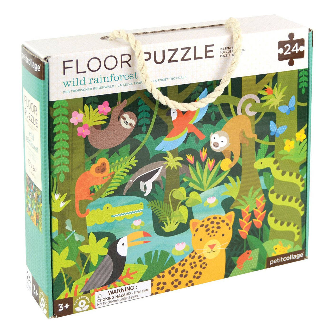 Petit Collage: Wild Rainforest Floor Puzzle