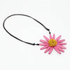 Sylca: Amaya Flower Statement Necklace, Pink