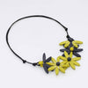 Sylca: Garland Nectar Necklace, Lime