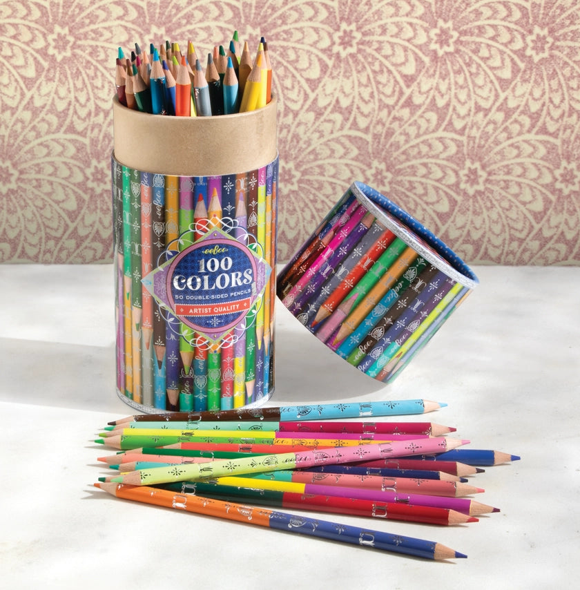 eeBoo: Double-Sided Colored Pencils (100 colors)